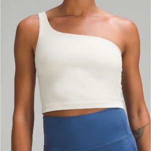 🆕 NTW LULULEMON ribbed nulu asymmetrical yoga tank